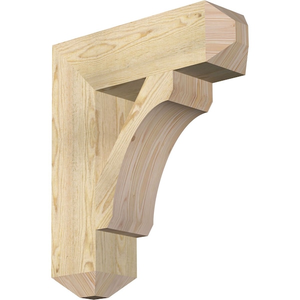 Ekena Millwork Legacy Craftsman Rough Sawn Bracket, Douglas Fir, 6"W x 22"D x 26"H BKT06X22X26LEC04RDF - main